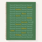 Heilige Worte Notizblock (Vorderseite)