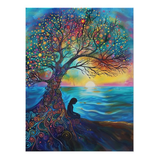 Heilige Wurzeln bei Ocean Dawn Poster (Vorderseite)