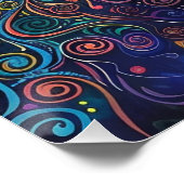 Heilige Wurzeln bei Ocean Dawn Poster (Ecke)
