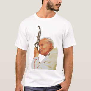 Heiligen Papst Johannes Paul II. Herren T-Shirt