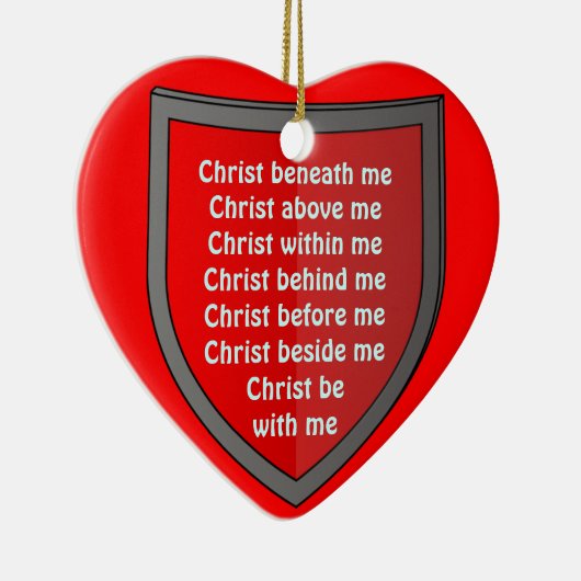 Heiligen Patrick Brustplattengebetsverzierung Keramikornament (Rechts)