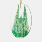 Heiligen Patrick Kathedrale New York Keramik Ornament (Links)