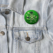 Heiligen Patrick Kobold-Tanzen und Feiern Button (Beispiel)