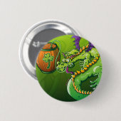 Heiligen Patrick Tagesdrache Button (Vorne & Hinten)
