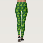 Heiligen Patrick Tagesglücklicher grüner Leggings (Rückseite)
