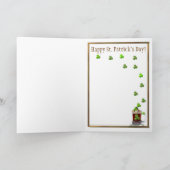 Heiligen Patrick Tagesirishcoffee Karte (Innenseite)