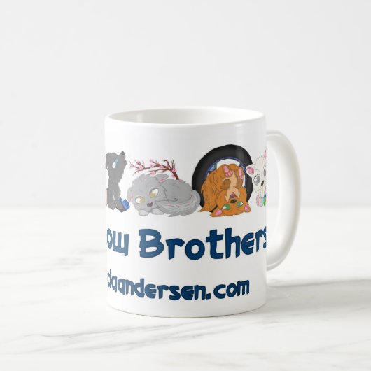 Heiligen Sie Brüder Chibis Tasse (VorderseiteRechts)