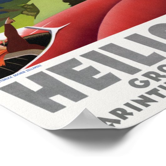 Heiligenblut Austria Vintage Poster (Ecke)