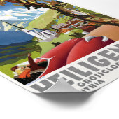 Heiligenblut Austria Vintage Poster (Ecke)
