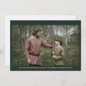 Heiligenkarte | Vratislav mit Wenzel Einladung (Vorne/Hinten)