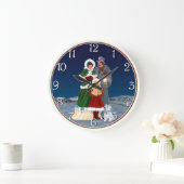 Heiliger Abend Große Wanduhr (Zuhause)