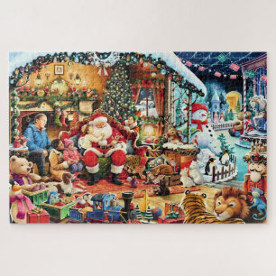 Heiliger Abend mit Santa Puzzle