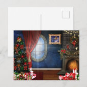 Heiliger Abend Postkarte (Vorne/Hinten)