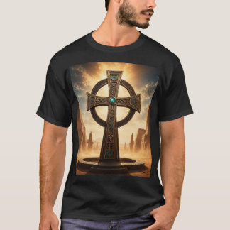 Heiliger Ahnenkreuz-Tempel Afrikanische Spirituali T-Shirt