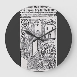 Heiliger Albert der Große Universalarzt Kunst Wanduhr