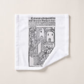 Heiliger Albertus Magnus Doktor der Kirche Badhandtuch Set (Waschlappen)