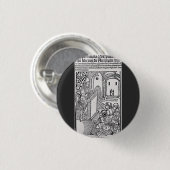 Heiliger Albertus Magnus Doktor der Kirche Button (Vorne & Hinten)