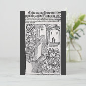 Heiliger Albertus Magnus Doktor der Kirche Einladung (Stehend Vorderseite)