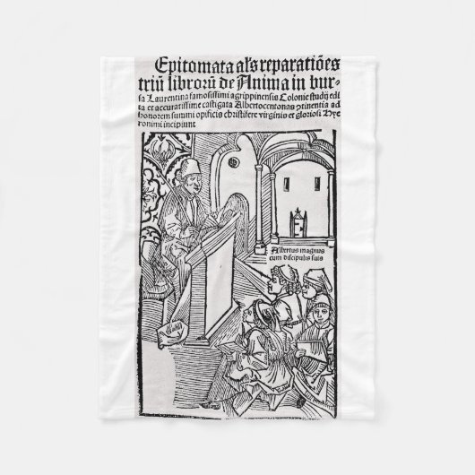 Heiliger Albertus Magnus Doktor der Kirche Fleecedecke (Vorderseite)