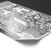 Heiliger Albertus Magnus Doktor der Kirche Fotodruck (Ecke)