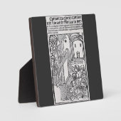 Heiliger Albertus Magnus Doktor der Kirche Fotoplatte (Vorderseite)