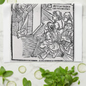Heiliger Albertus Magnus Doktor der Kirche Geschirrtuch (Gefaltet)