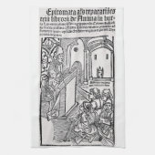 Heiliger Albertus Magnus Doktor der Kirche Geschirrtuch (Vertikal)