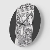 Heiliger Albertus Magnus Doktor der Kirche Große Wanduhr (Winkel)