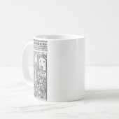 Heiliger Albertus Magnus Doktor der Kirche Kaffeetasse (Vorderseite Links)