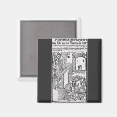 Heiliger Albertus Magnus Doktor der Kirche Magnet (Vorderseite/Rückseite)