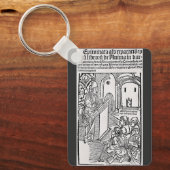 Heiliger Albertus Magnus Doktor der Kirche Schlüsselanhänger (Vorderseite)