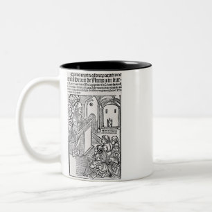 Heiliger Albertus Magnus Doktor der Kirche Zweifarbige Tasse