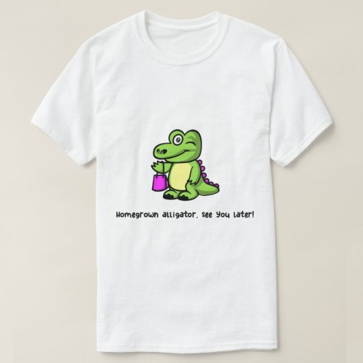 Heiliger Alligator - Shotgun - Geo T-Shirt (Design vorne)