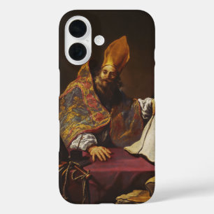 Heiliger Ambrosius Vater der katholischen Kirche iPhone 16 Hülle
