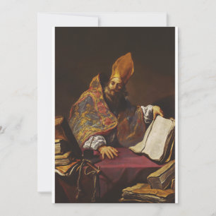 Heiliger Ambrosius Vater der katholischen Kirche Einladung