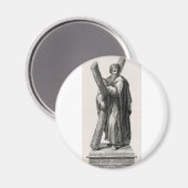 Heiliger Andreas der Apostel Erstberufener Jünger Magnet (Vorderseite/Rückseite)