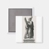 Heiliger Andreas der Apostel Erstberufener Jünger Magnet (Vorderseite/Rückseite)