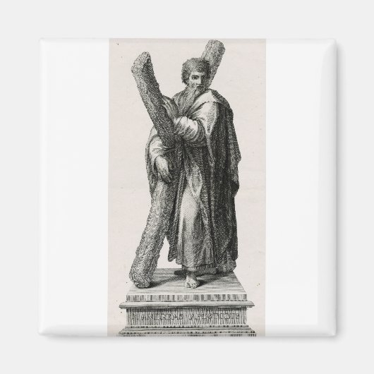 Heiliger Andreas der Apostel Erstberufener Jünger Magnet (Vorne)