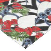 Heiliger Anthurium-Tischläufer Tischdecke (Schrägansicht)