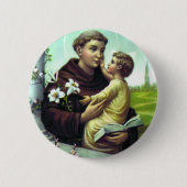 Heiliger Antônio und Kind Jesus Button (Vorderseite)