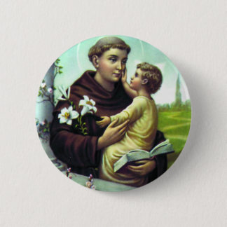 Heiliger Antônio und Kind Jesus Button