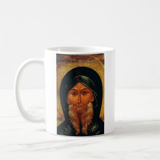 Heiliger Antonius der Wüste Kaffeetasse (Links)