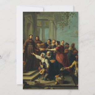 Heiliger Antonius von Padua von Willem van Herp Feiertagskarte