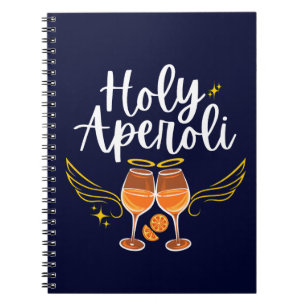 Heiliger Aperoli Witziger Trendiger Aperol Spritz Notizblock