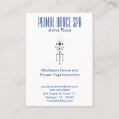 *~* heiliger Aquarellshaman-ursprüngliches Visitenkarte (Rückseite)