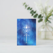 *~* heiliger Aquarellshaman-ursprüngliches Visitenkarte (Stehend Vorderseite)