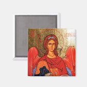 Heiliger Archangel Michael Magnet (Vorderseite/Rückseite)