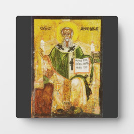 Heiliger Athanasius von Alexandria Fotoplatte