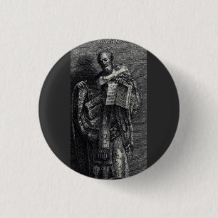 Heiliger Athanasius von Alexandria Grafik Kunst Button
