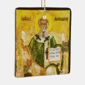 Heiliger Athanasius von Alexandria Keramikornament (Rechts)